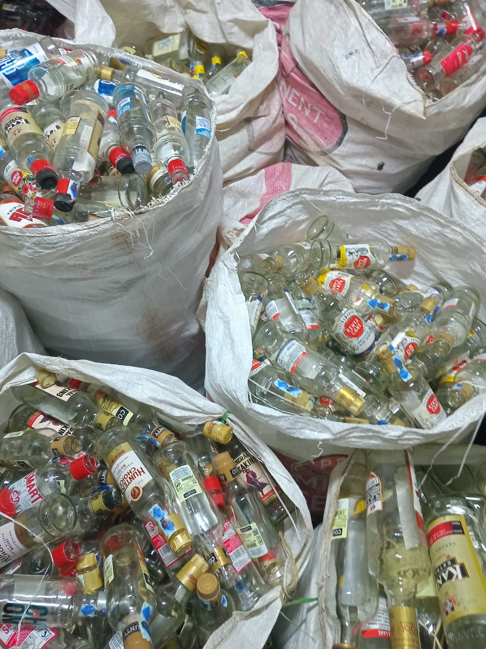 Collected glass