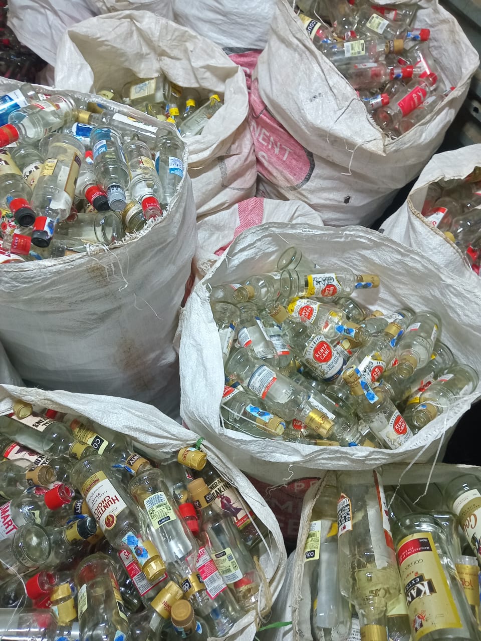 Collected glass